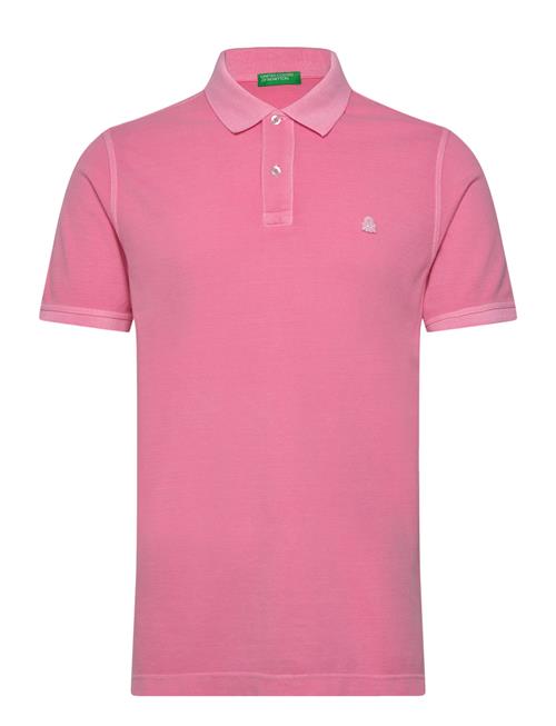 United Colors of Benetton H/S Polo Shirt United Colors Of Benetton Pink