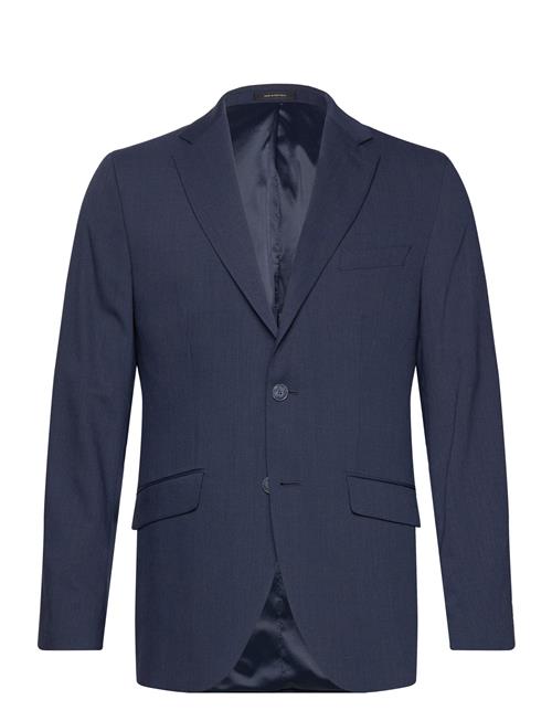 Lindbergh Black Technical Stretch Blazer - Combi Su Lindbergh Black Navy