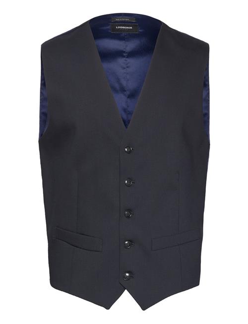 Lindbergh Black Technical Stretch Waistcoat Lindbergh Black Navy