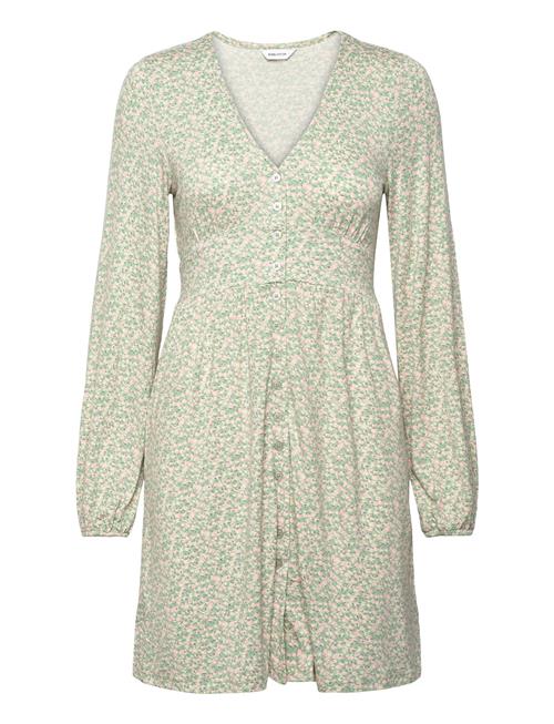 Bubbleroom Luella Short Button Dress Bubbleroom Green