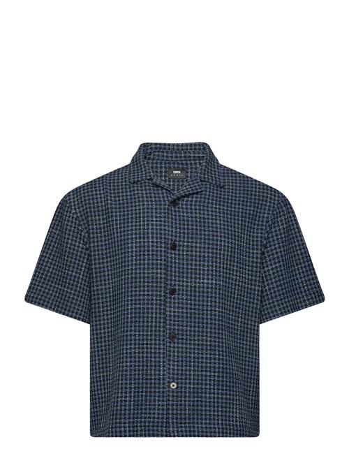 Edwin Saga Shirt Ss - Blue / Black Edwin Blue