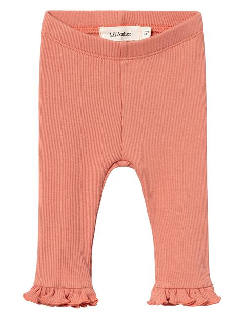 Se Lil'Atelier Nbfgago Dia Slim Legging Lil Lil'Atelier Orange ved Booztlet