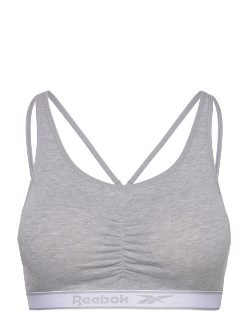 Se Reebok Performance Womens Rbk Bra Top Jackie Reebok Performance Grey ved Booztlet