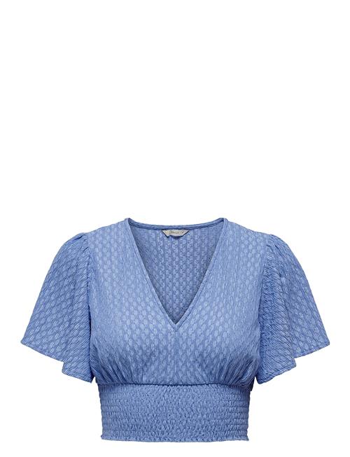 ONLY Onlhannah S/S Smock Top Jrs Noos ONLY Blue