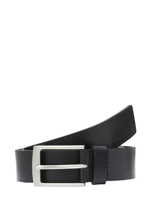 Jack & Jones Jacstockholm Leather Belt Noos Jack & J S Black