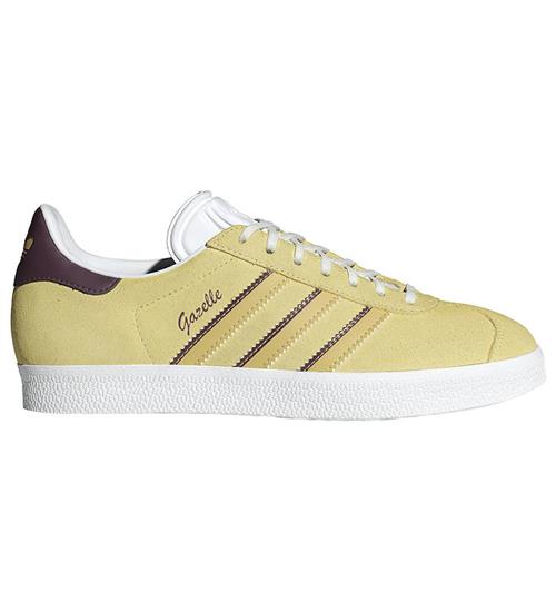 Se adidas Originals Sko - Gazelle W - Gul/Bordeaux ved KidsWorld