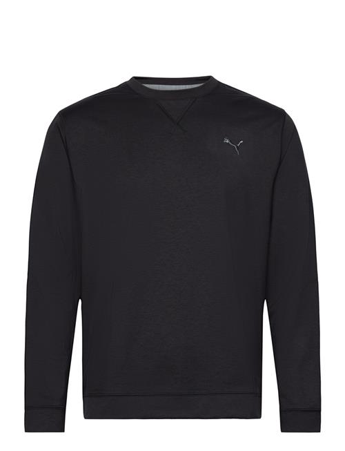 Se PUMA Golf Cloudspun Heather Crewneck PUMA Golf Black ved Booztlet