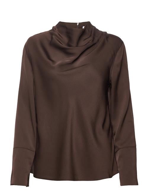 Ahlvar Gallery Ayumi Silk Blouse Ahlvar Gallery Brown