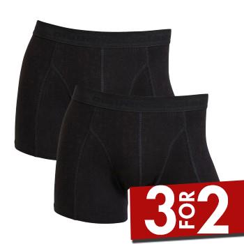 Claudio 4P Cotton Trunks Sort bomuld Medium Herre