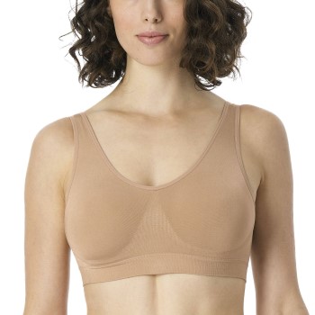 Schiesser Bh Bustier Removable Pads Bra Beige polyamid Small Dame