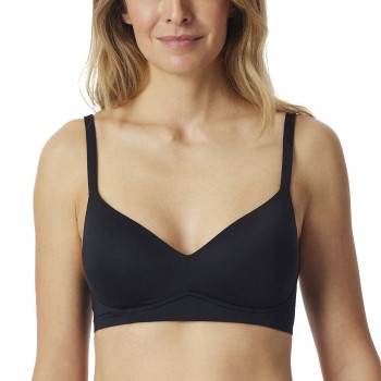 Schiesser Bh Moulded Bra Sort A 75 Dame