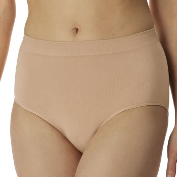 Schiesser Trusser Retro Slip Beige polyamid Large Dame