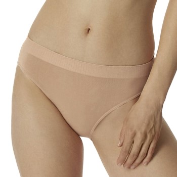 Schiesser Trusser Seamless Rio Slip Beige polyamid Small Dame