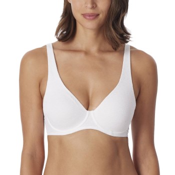 Schiesser Bh Spacer Wired Bra Hvid polyamid D 95 Dame