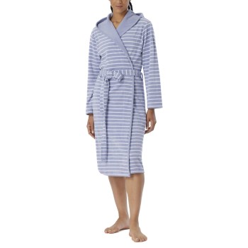 Se Schiesser Women Terry Bathrobe Grå Large Dame ved Timarco