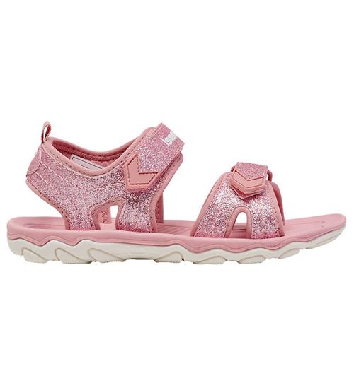 Se Hummel Hummel Sandaler - Sandal Glitter JR - Zephyr ved KidsWorld