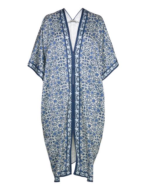 Ambra Printed Kaftan Malina Blue