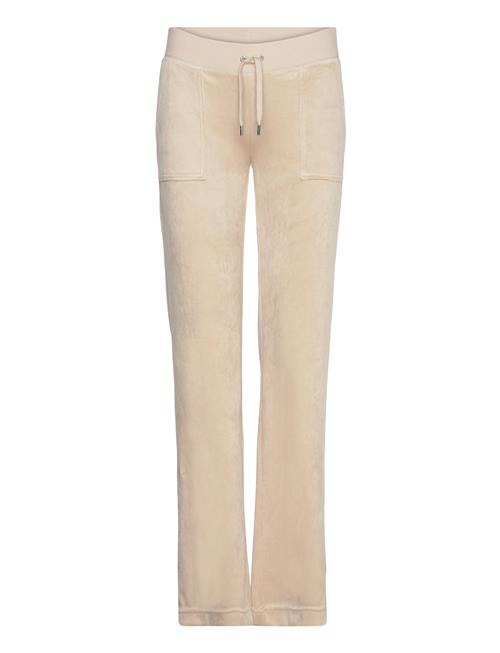 Juicy Couture Del Ray Classic Velour Pant Pocket Design Regatta Juicy Couture Beige