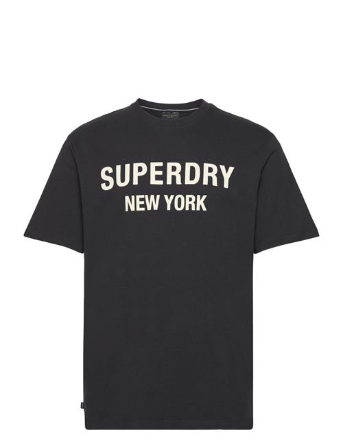 Se Superdry Luxury Sport Loose Tee Superdry Black ved Booztlet