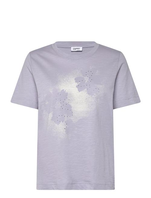 Se Esprit Casual T-Shirts Esprit Casual Purple ved Booztlet