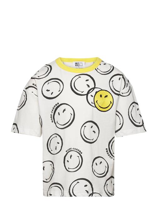 Little Marc Jacobs Short Sleeves Tee-Shirt Little Marc Jacobs Cream