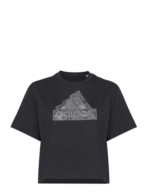 Se adidas Sportswear W Icons Tee Cro Adidas Sportswear Black ved Booztlet