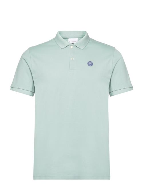 Knowledge Cotton Apparel Rowan Basic Polo - Gots/Vegan Knowledge Cotton Apparel Blue