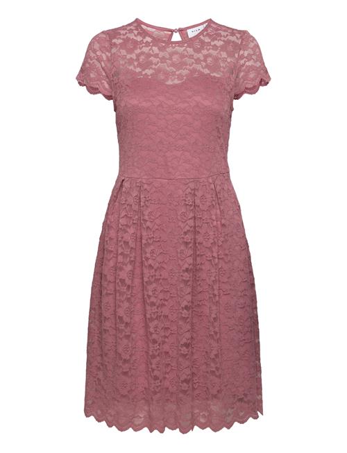 Vikalila Capsleeve Lace Dress Vila Pink