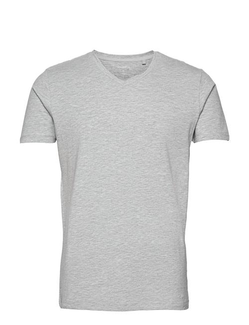 Se Lindbergh Mens Stretch V-Neck Tee S/S Lindbergh Grey ved Booztlet