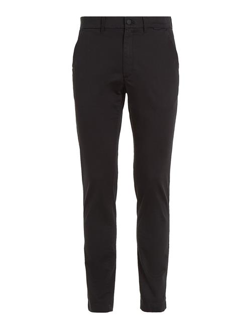 Se Calvin Klein Sateen Stretch Slim Chino Calvin Klein Black ved Booztlet