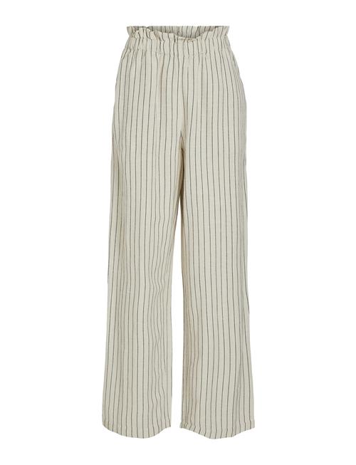 Vila Viprisilla Striped H/W Pants Vila Cream