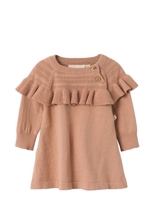 Lil'Atelier Nbfnina Ls Knit Dress Lil Lil'Atelier Brown