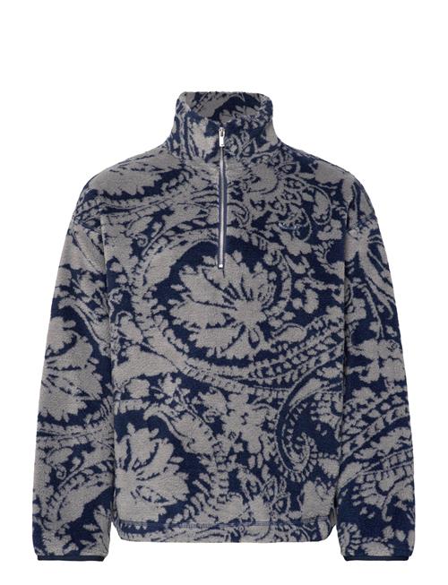 HOLZWEILER Archie Paisley Half Zip HOLZWEILER Blue