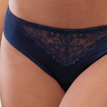 Mey Trusser Luxurious Mini Brief Midnatsblå polyamid 40 Dame