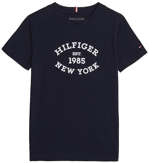 Tommy Hilfiger Tommy Hilfiger T-shirt - Monotype Flock - Desert Sky