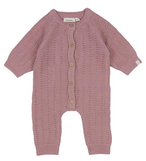 Se Lil Atelier Lil' Atelier Heldragt - Strik - NbfDaimo - Nostalgia Rose ved KidsWorld