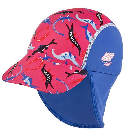 Se BECO BECO Solhat - Ocean Dinos - UV50+ - Pink/BlÃ¥ ved KidsWorld