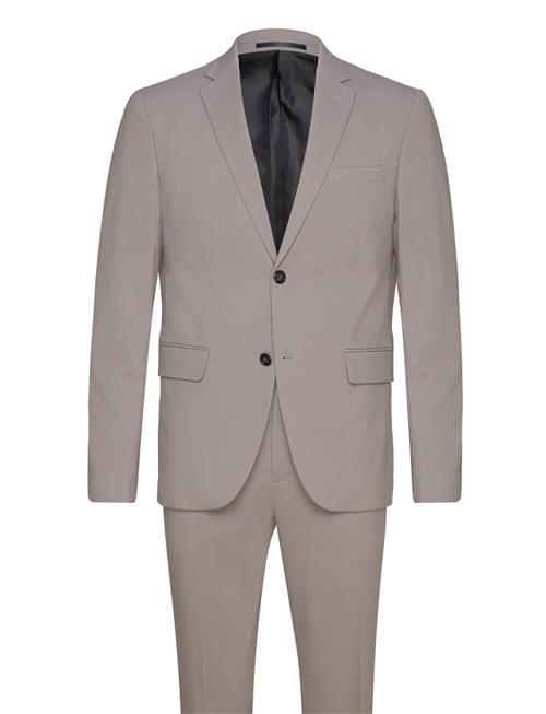 Se Lindbergh Plain Mens Suit - Normal Lenght Lindbergh Beige ved Booztlet