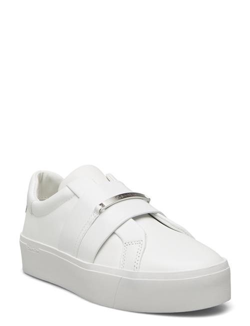 Calvin Klein Flatform Cupsole Slip On W/Hw Calvin Klein White