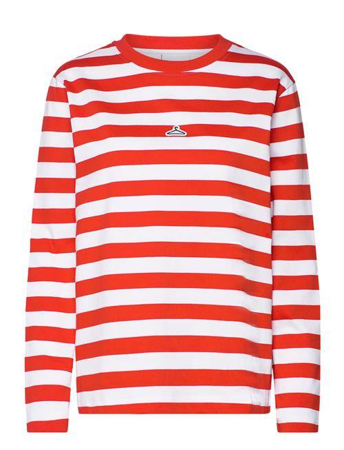 Se HOLZWEILER W. Hanger Striped Longsleeve HOLZWEILER Red ved Booztlet