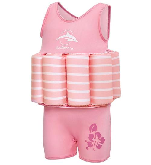 Se Konfidence Konfidence SvÃ¸mmedragt - UV40+ - Pink/Breton ved KidsWorld