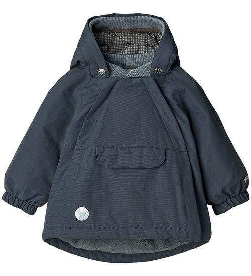 Se Wheat Vinterjakke - Sascha Tech - Dark Blue ved KidsWorld