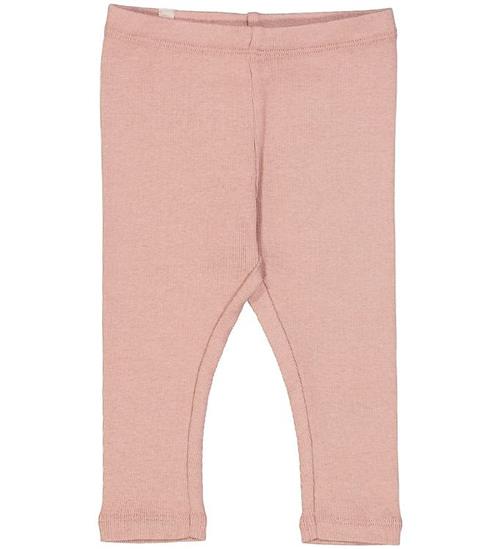 Wheat Wheat Leggings - Rib - Rose Dawn