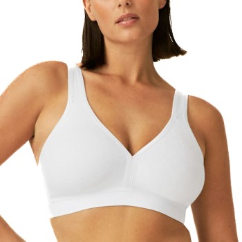 Se NATURANA Bh Athleisure Soft Bra Hvid bomuld B 85 Dame ved Timarco