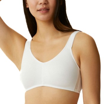 NATURANA Bh Classics Cotton Soft Bra Hvid bomuld B 85 Dame