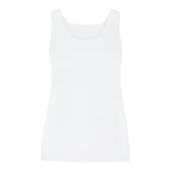 Se NATURANA Naturana Clean Cut Tank Top Hvid 38 Dame ved Timarco