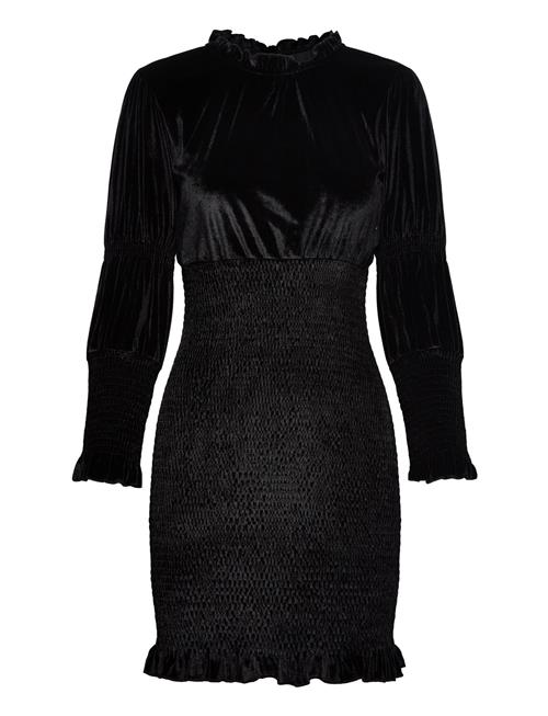 French Connection Sula Velvet Jersey Mini Dress French Connection Black