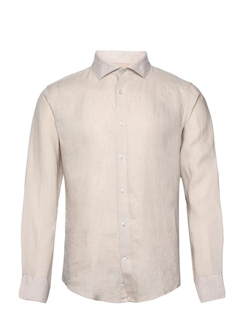 Bruun & Stengade Bs Sevilla Casual Slim Fit Shirt Bruun & Stengade Beige