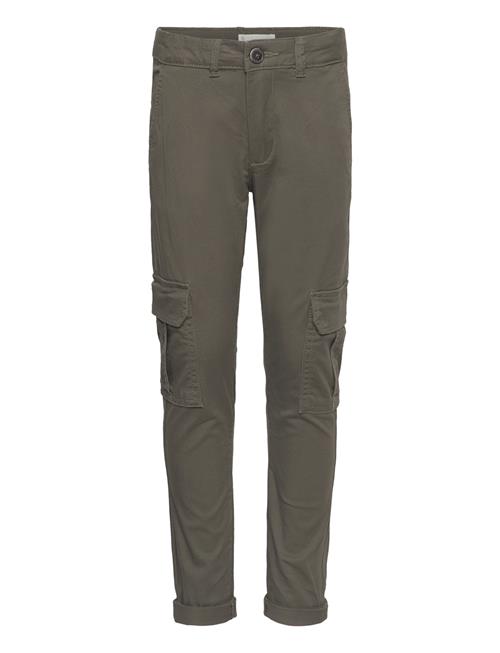 Se Mango Cotton Cargo Trousers Mango Khaki ved Booztlet