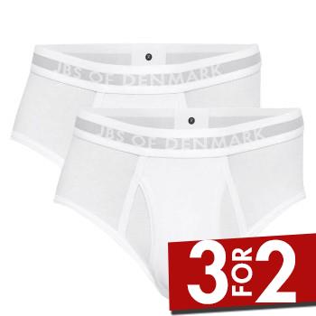 JBS of Denmark 2P Men Briefs Hvid Large Herre